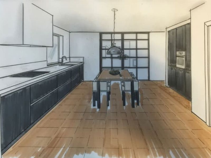 Stap binnen in uw nieuwe keuken met onze 3D Living Wall